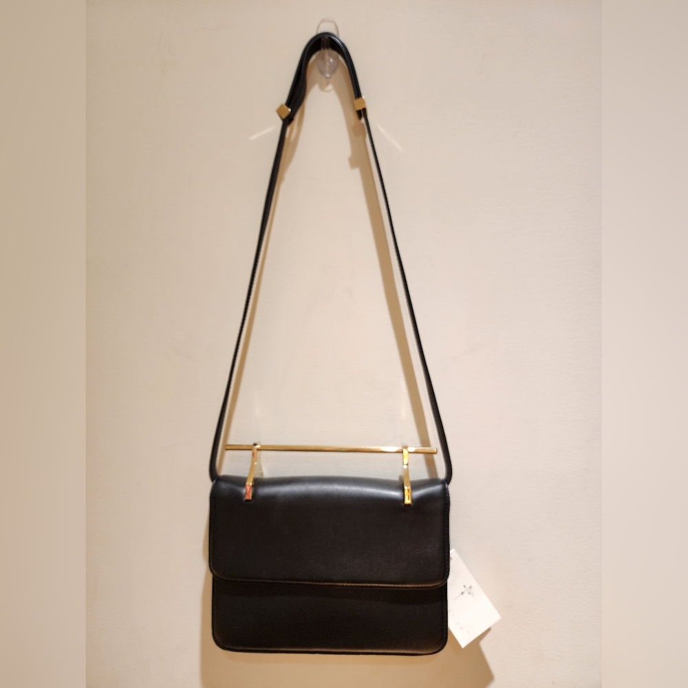 Luxury M2malletier, La Fleur du Mal leather clutch in black